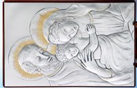 Ikone Acca Quadri Sacri in Silber 326H.59